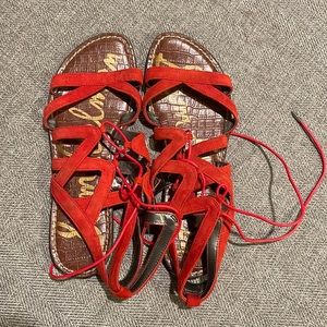 Sam Edelman tie-up sandals